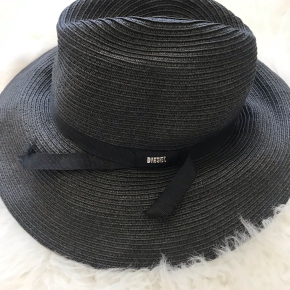 DIESEL Woven Wide Sun Beach Hat - Picture 1 of 3